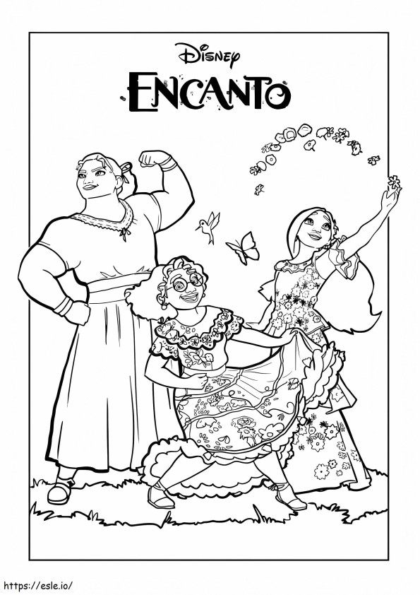 Charm 4 coloring page