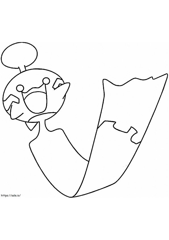 Chimecho In Pokemon coloring page