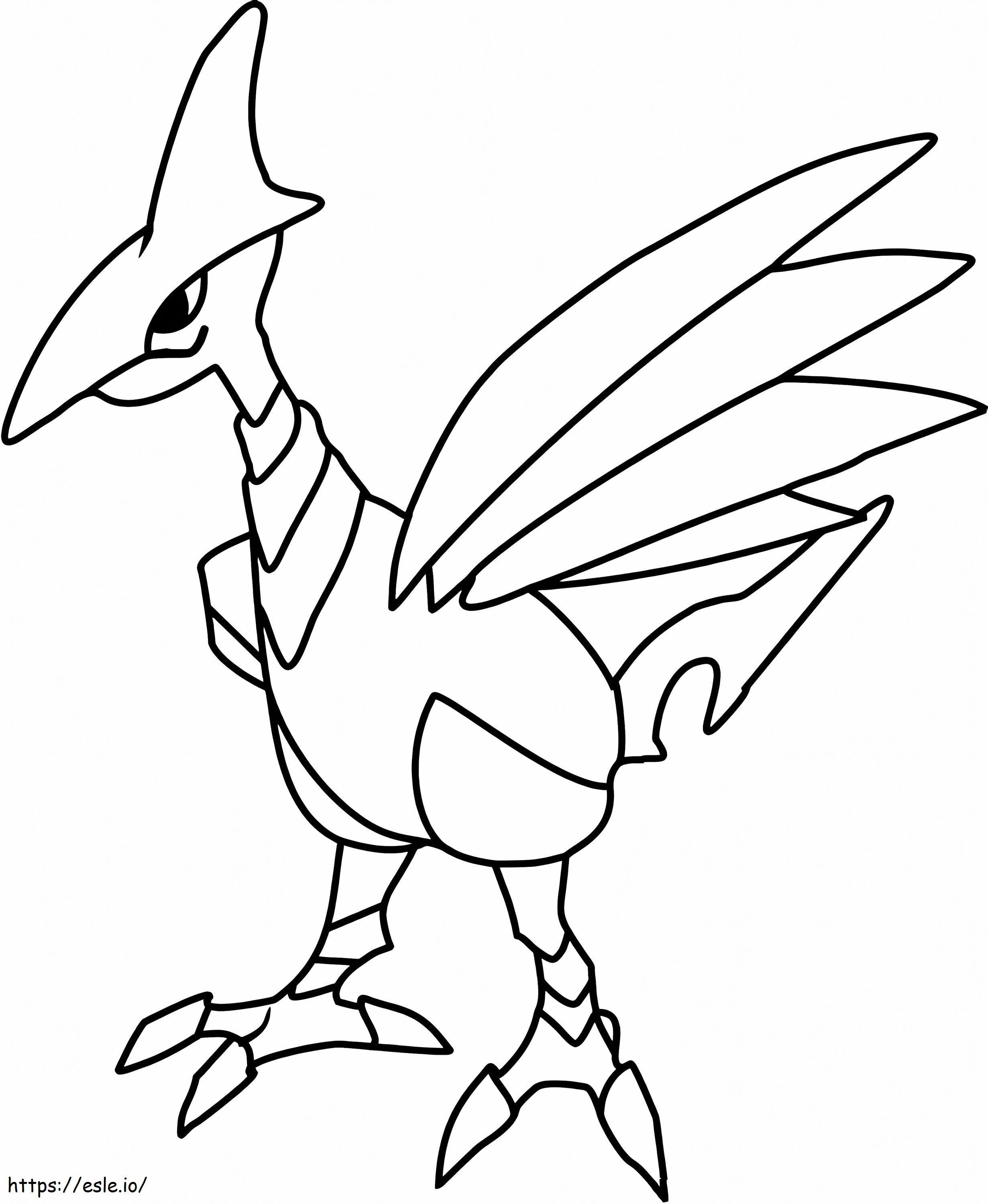 coloring pages of skarmory pokemon