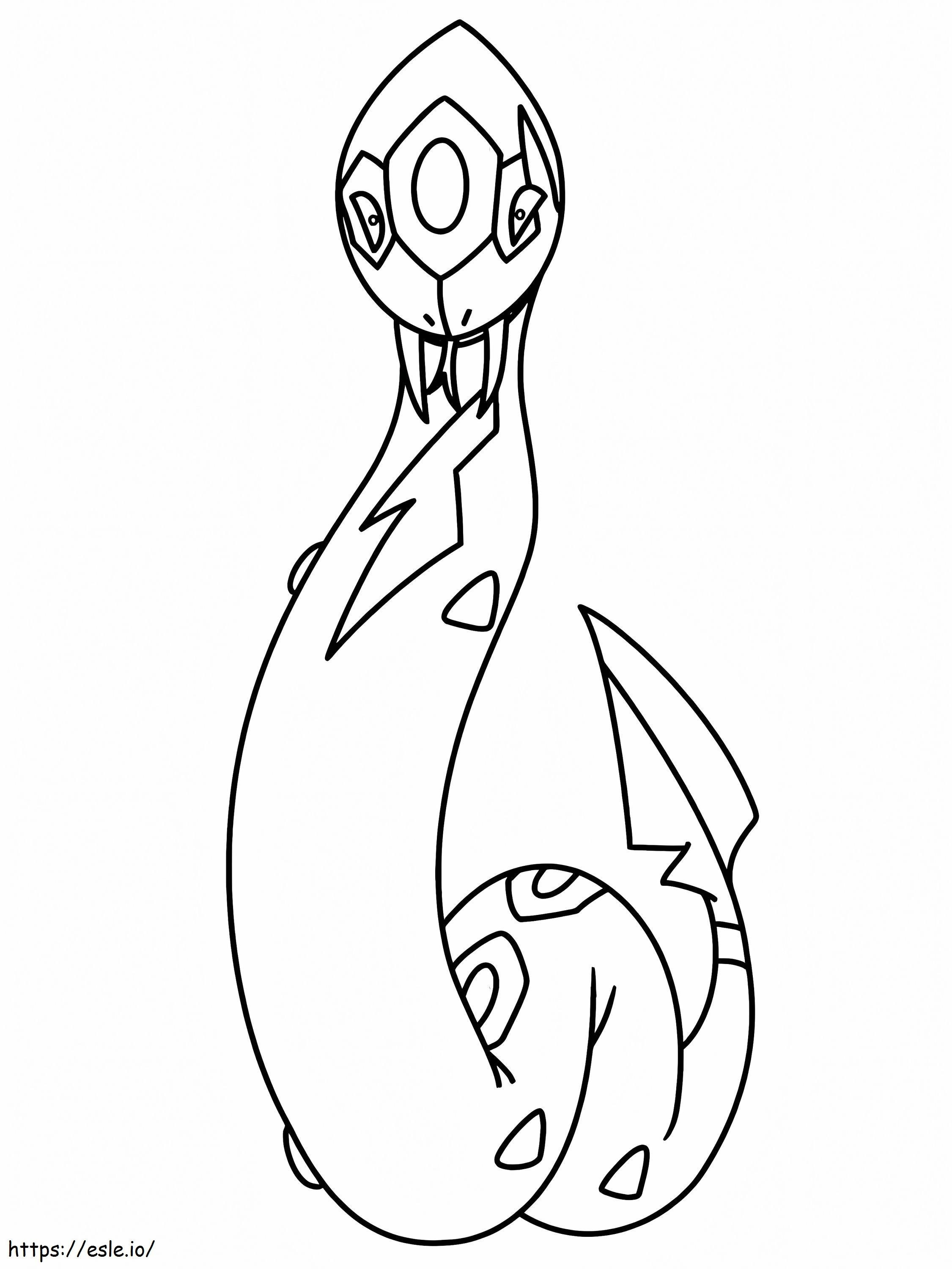 Seviper coloring page