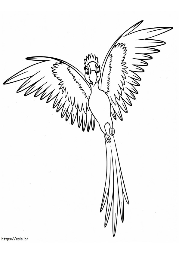 Flying Jewel coloring page