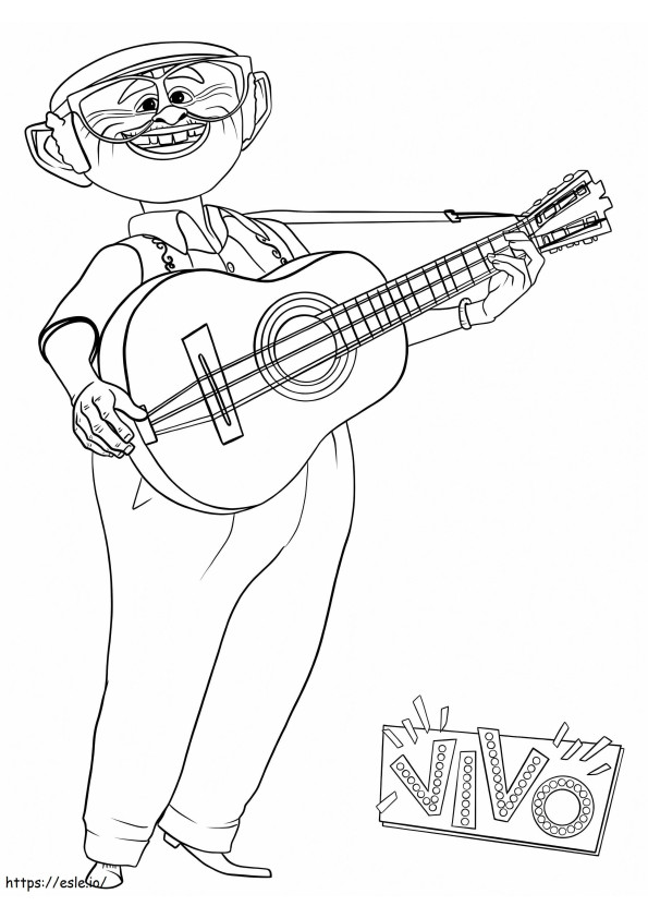 Andrés Hernández From Live coloring page