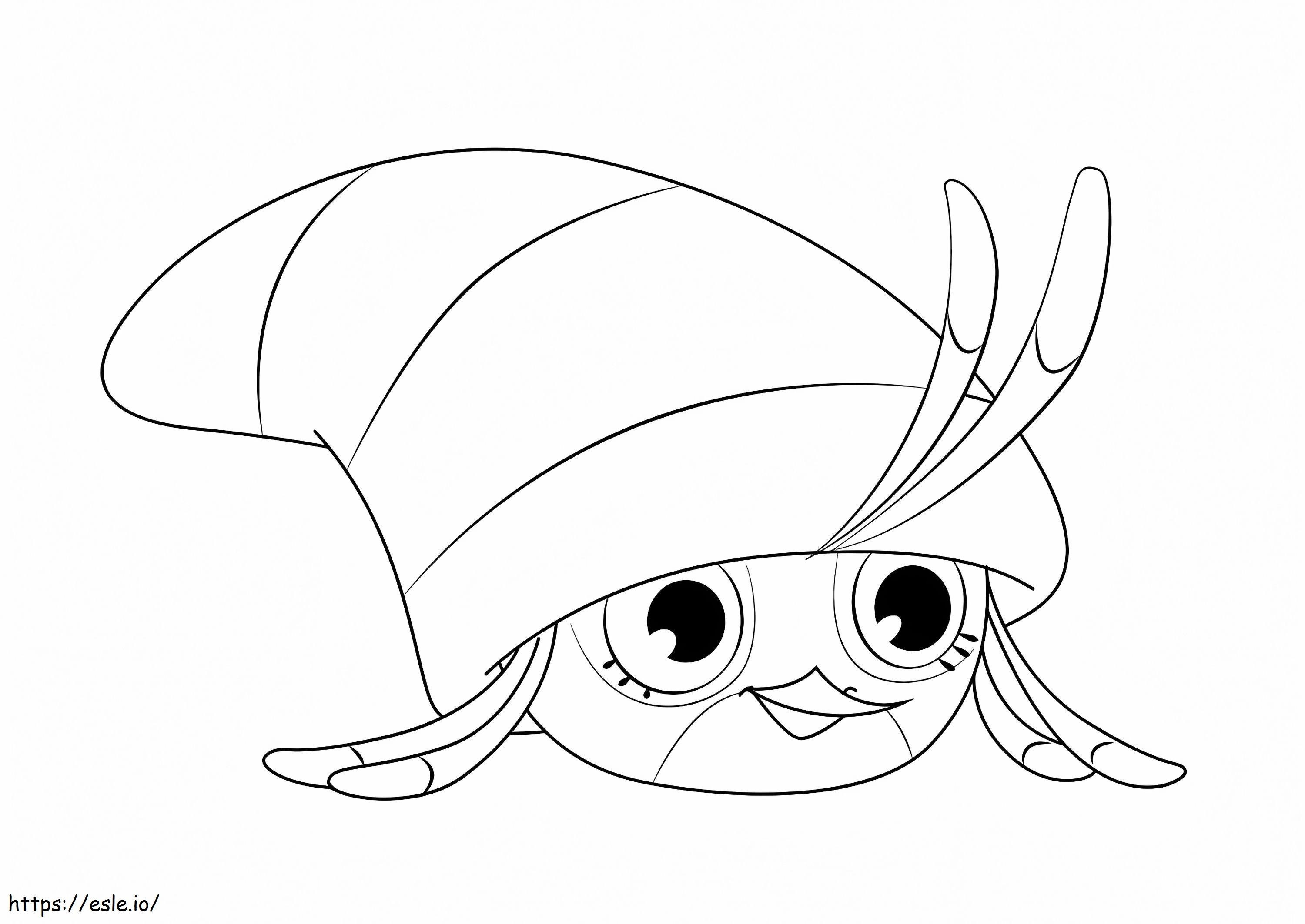 Baby Angry Birds Stella coloring page