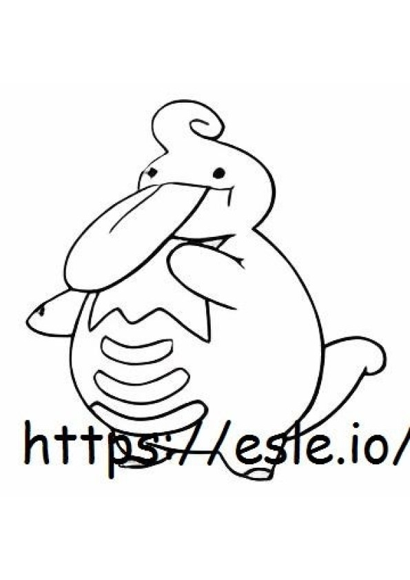 Lickilicky coloring page