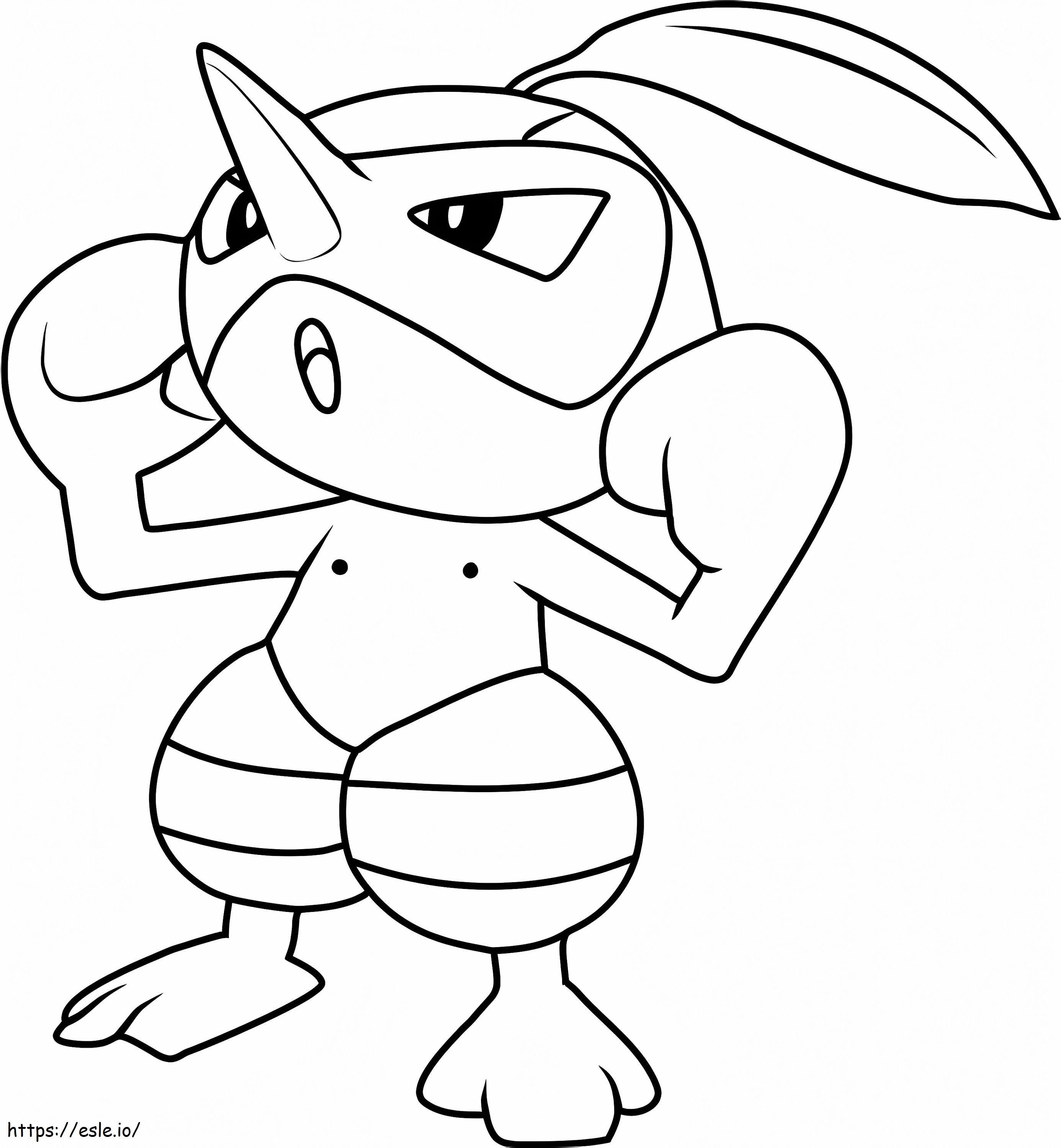 nuzleaf coloring page template pokemon