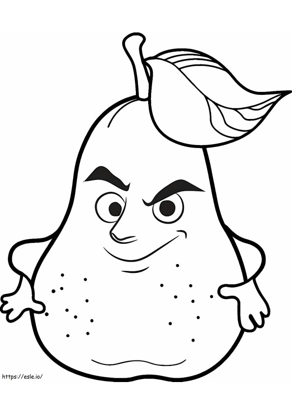 Guava Smiling coloring page