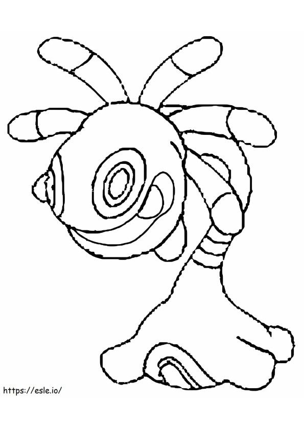 Cradily Gen 3 Pokemon coloring page