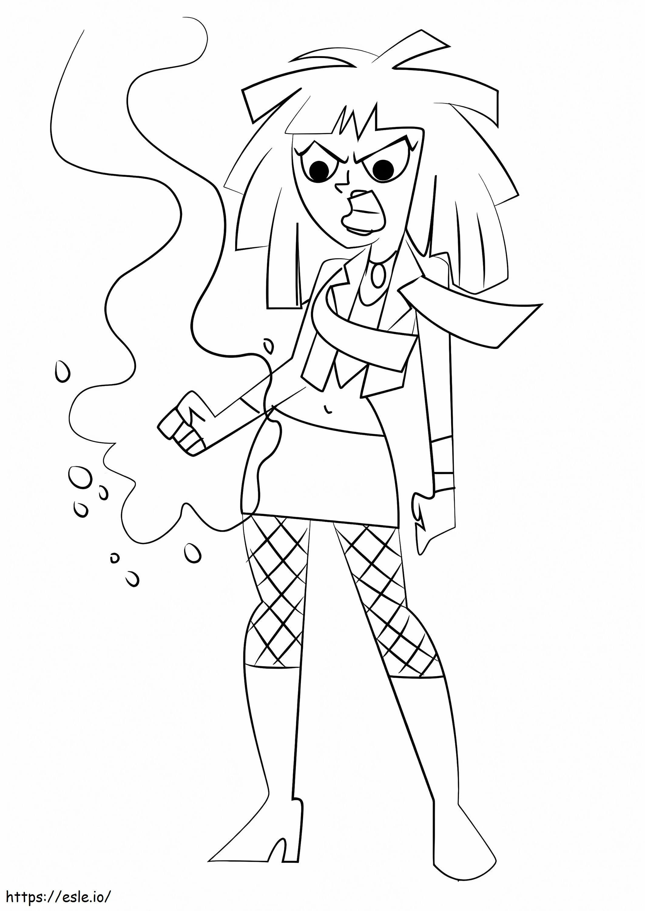 Kitty From Danny Phantom coloring page