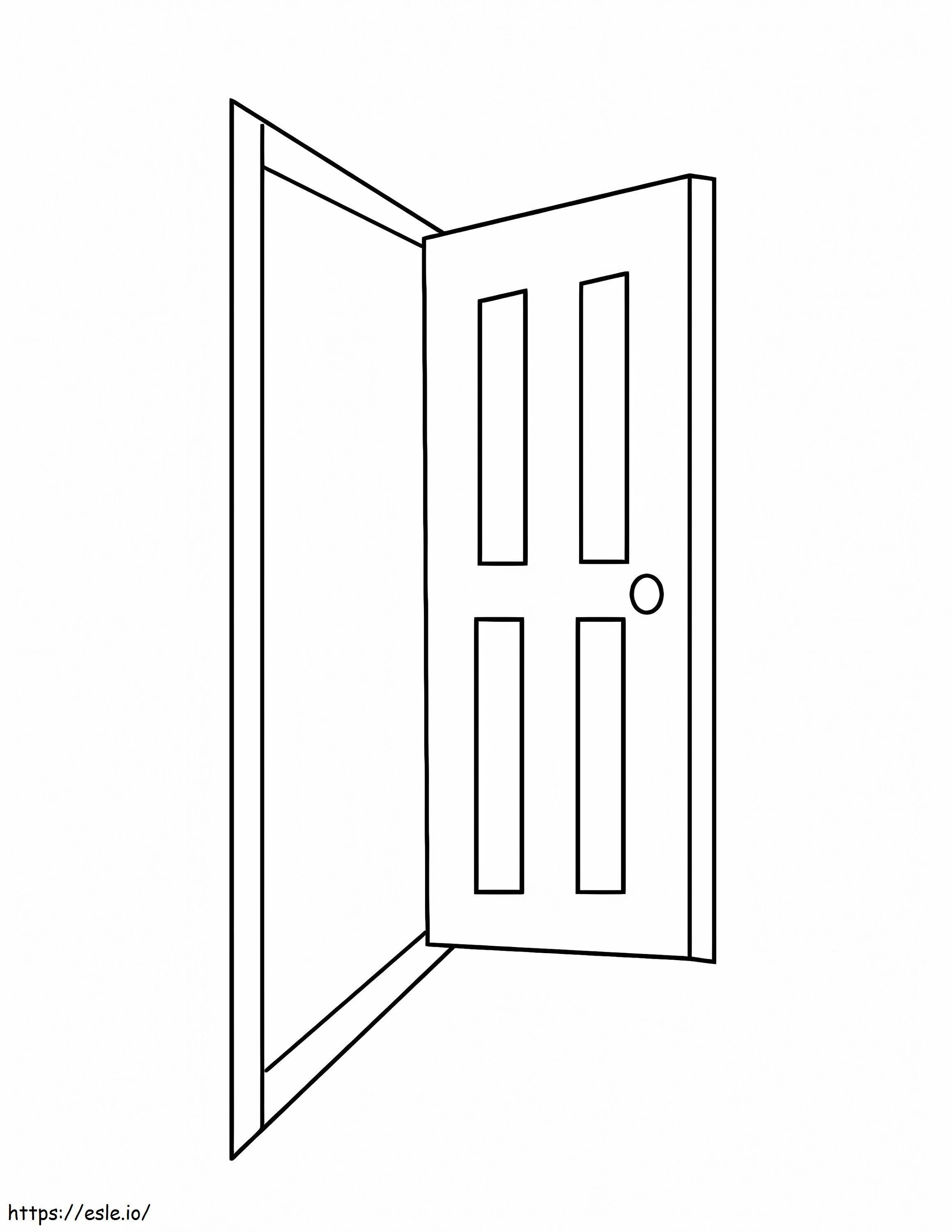 Door To Print coloring page