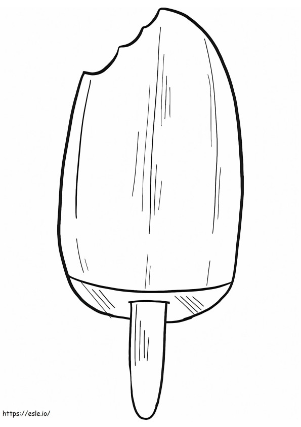 Popsicle 4 coloring page