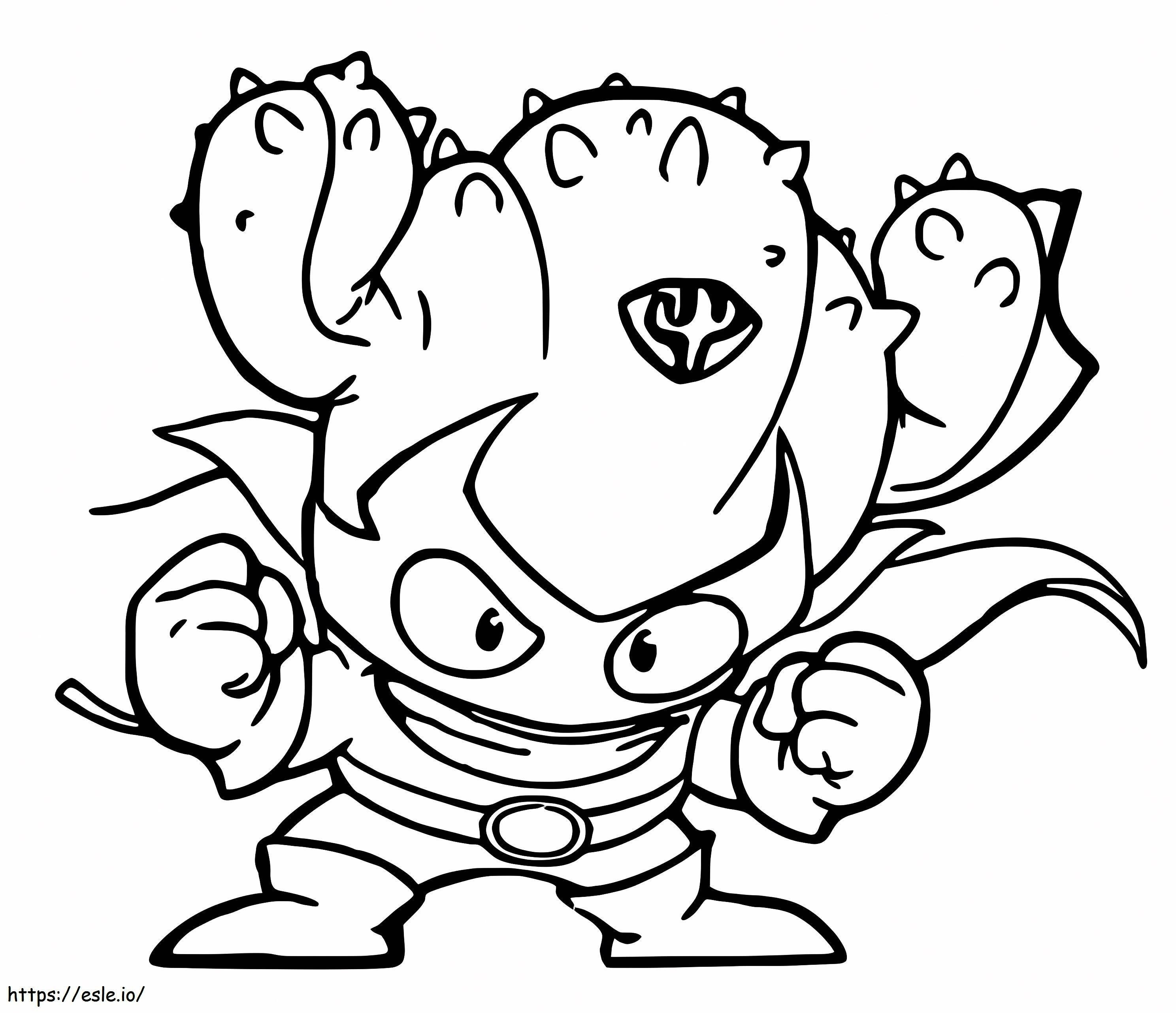 Kactor Superzings coloring page