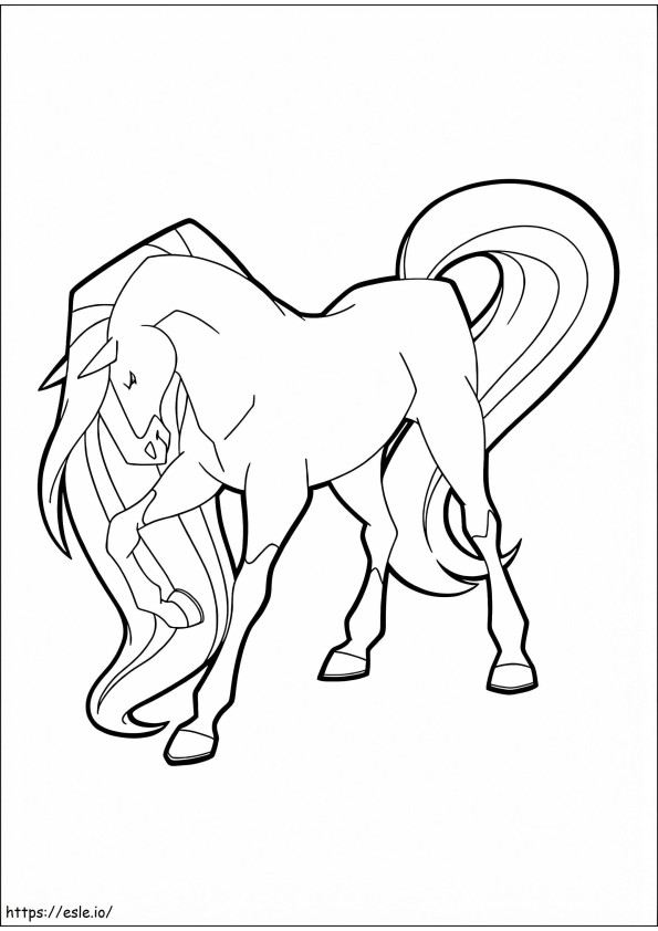 Horseland 4 coloring page