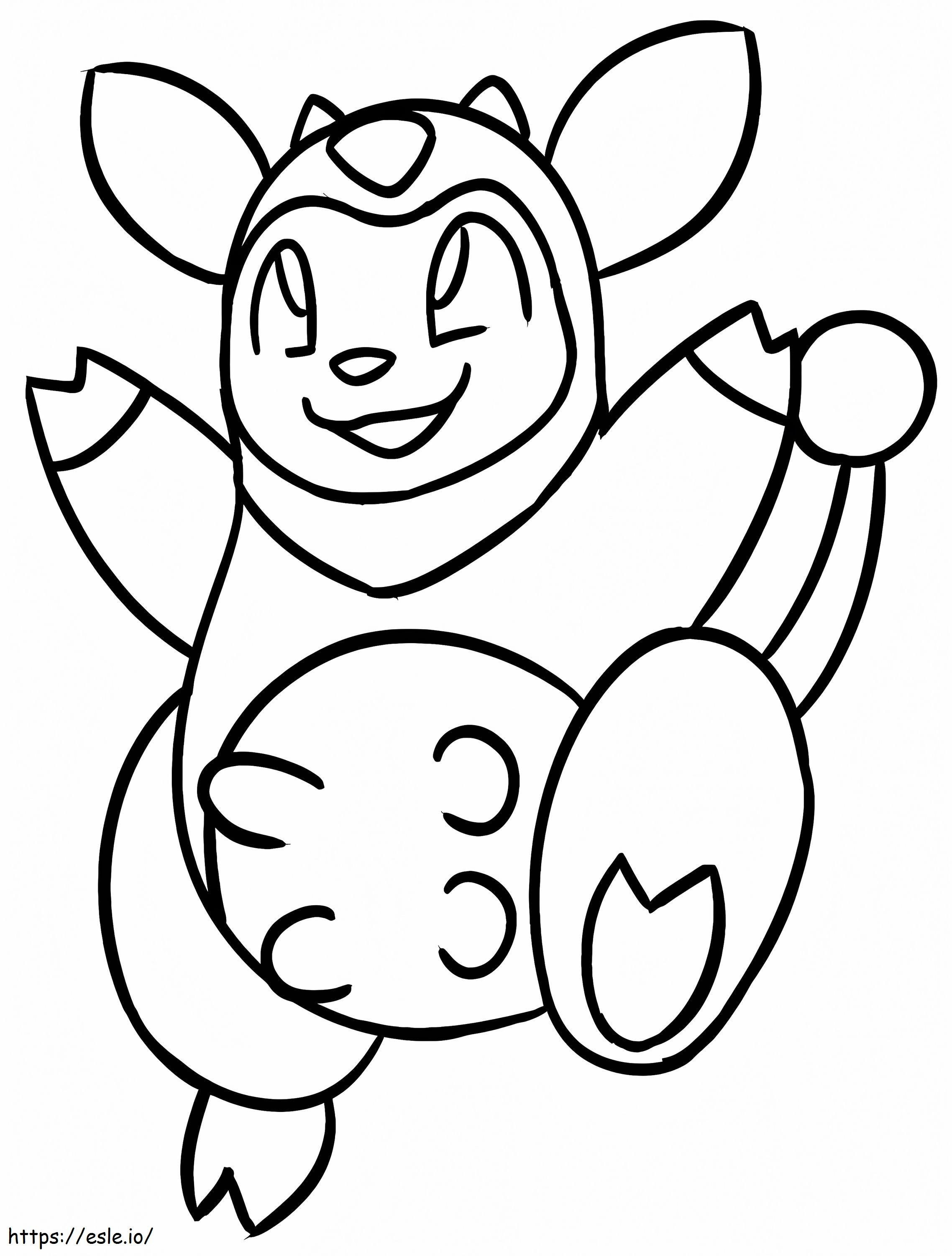 Adorable Miltank coloring page