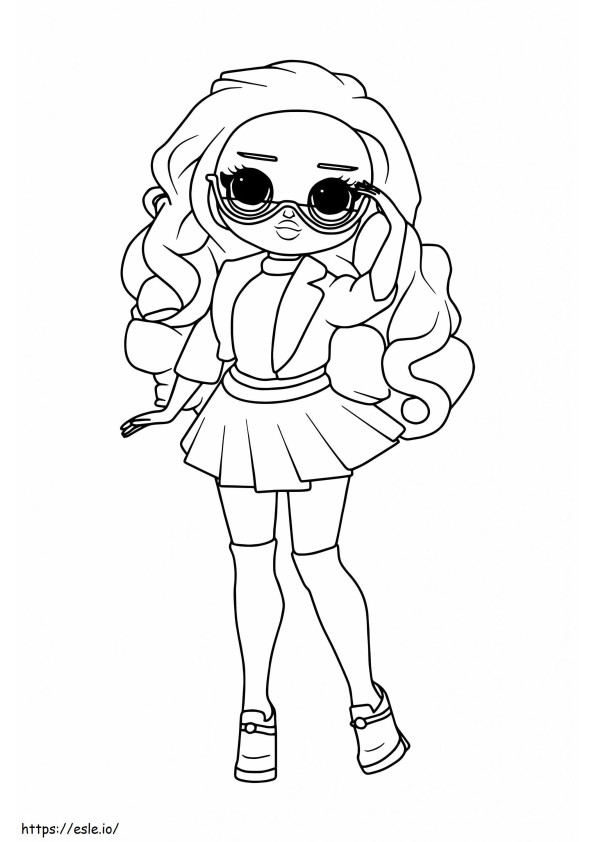 Lol Omg School Reporter 683X1024 coloring page