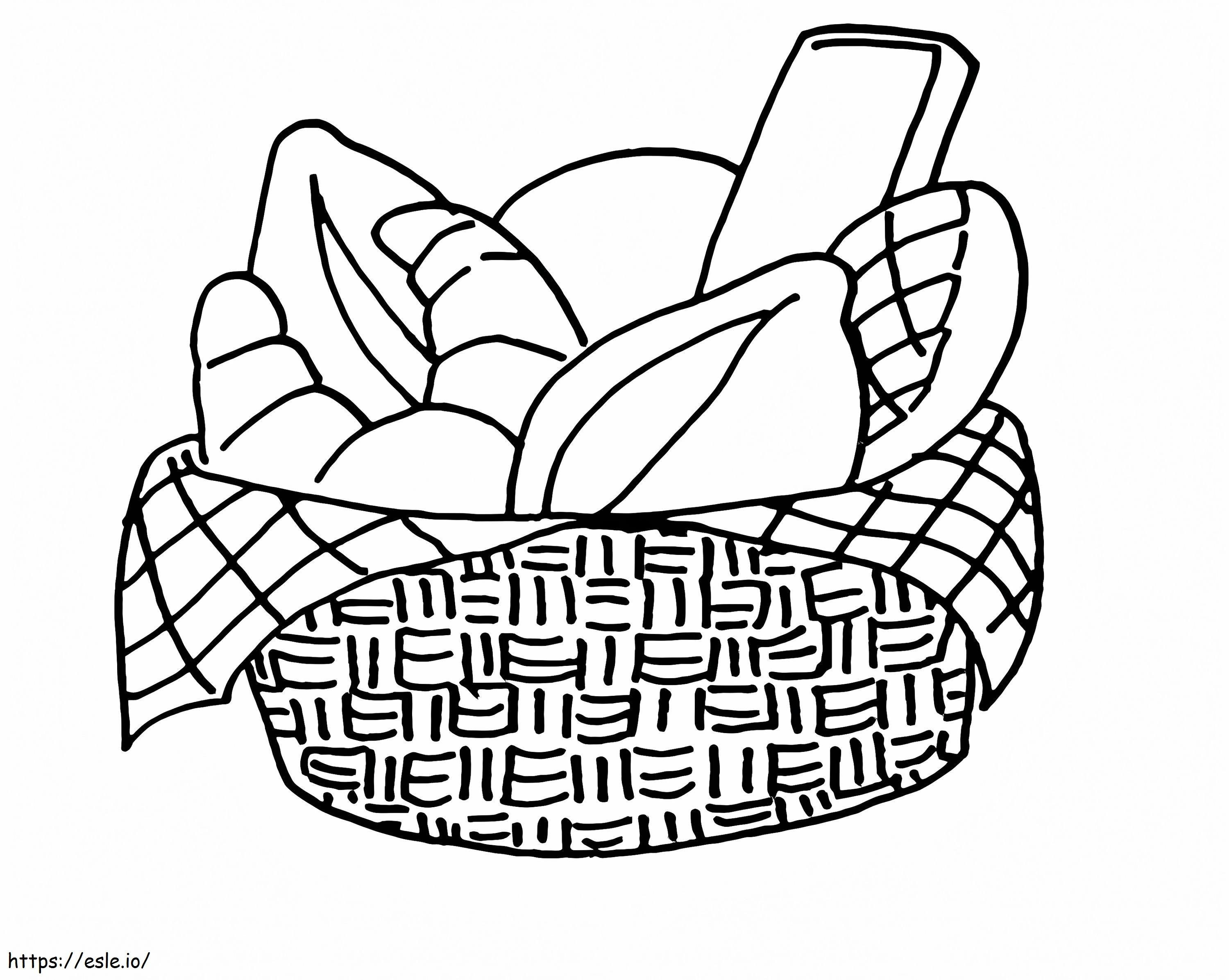 Bread Basket coloring page