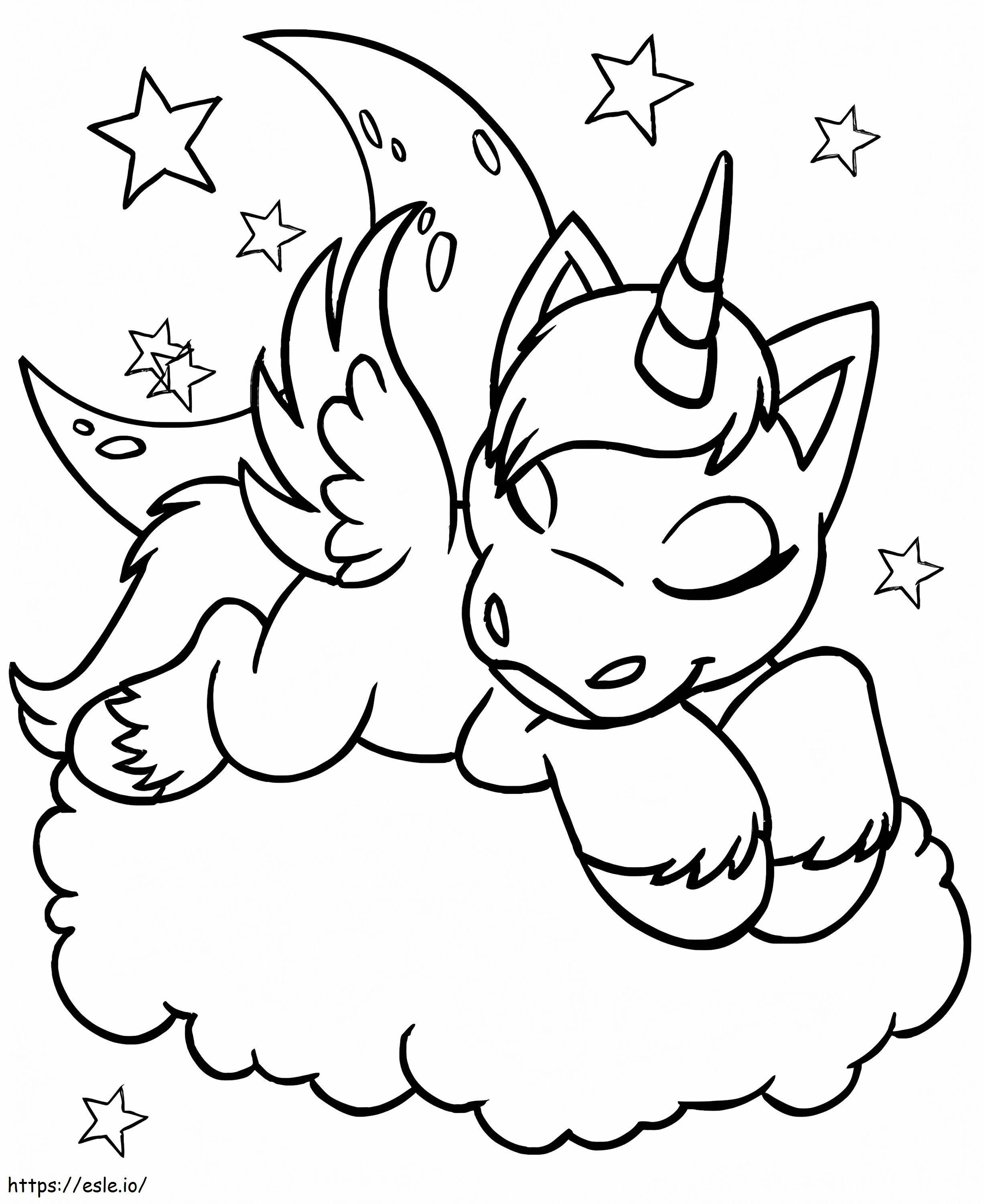 Unicorn Free 654X800A4 coloring page