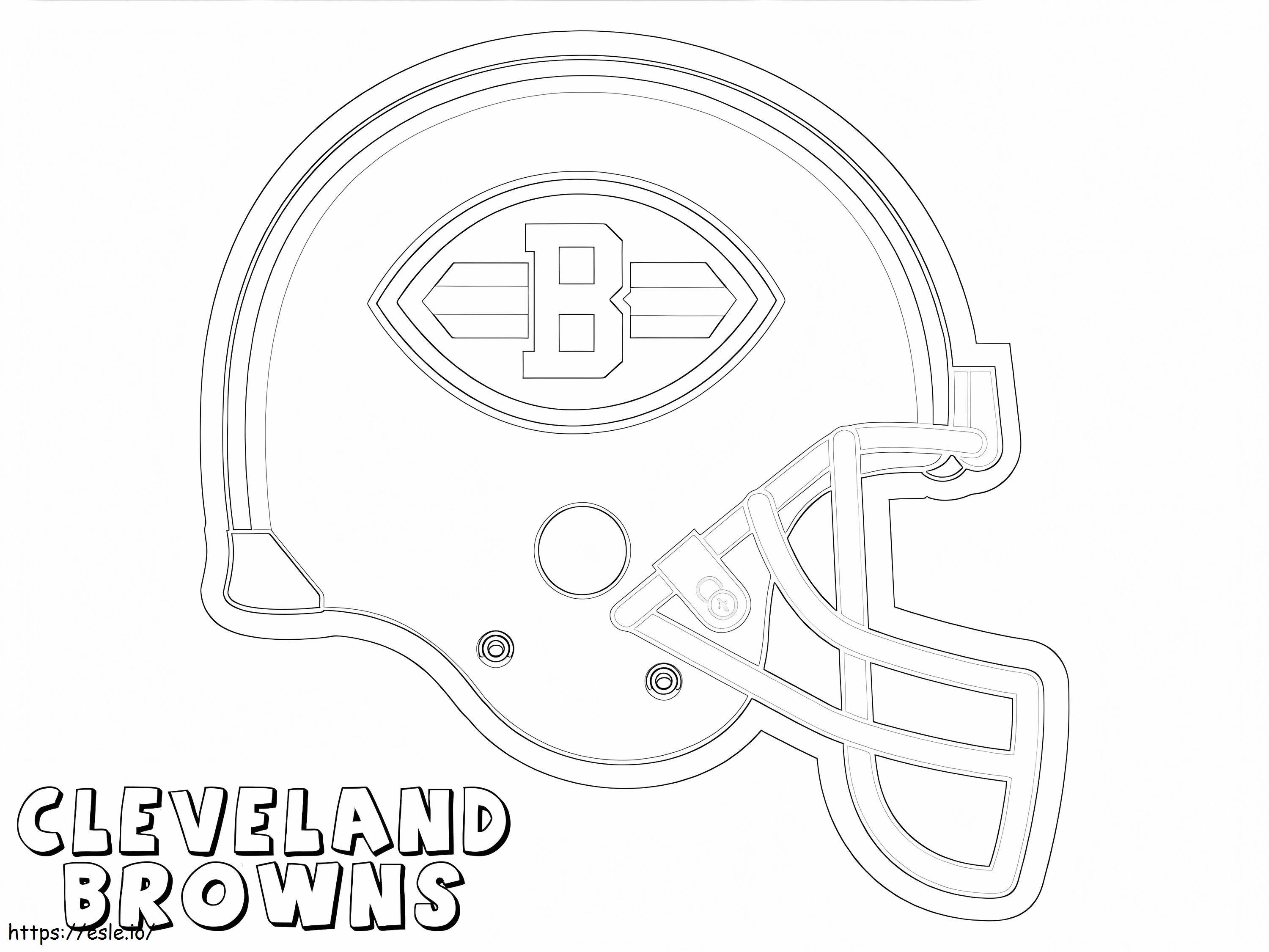 Coloriage Browns de Cleveland 3 à imprimer dessin