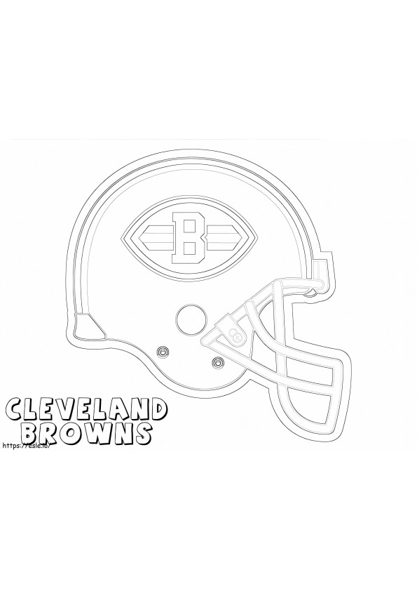 Cleveland Browns 3 coloring page