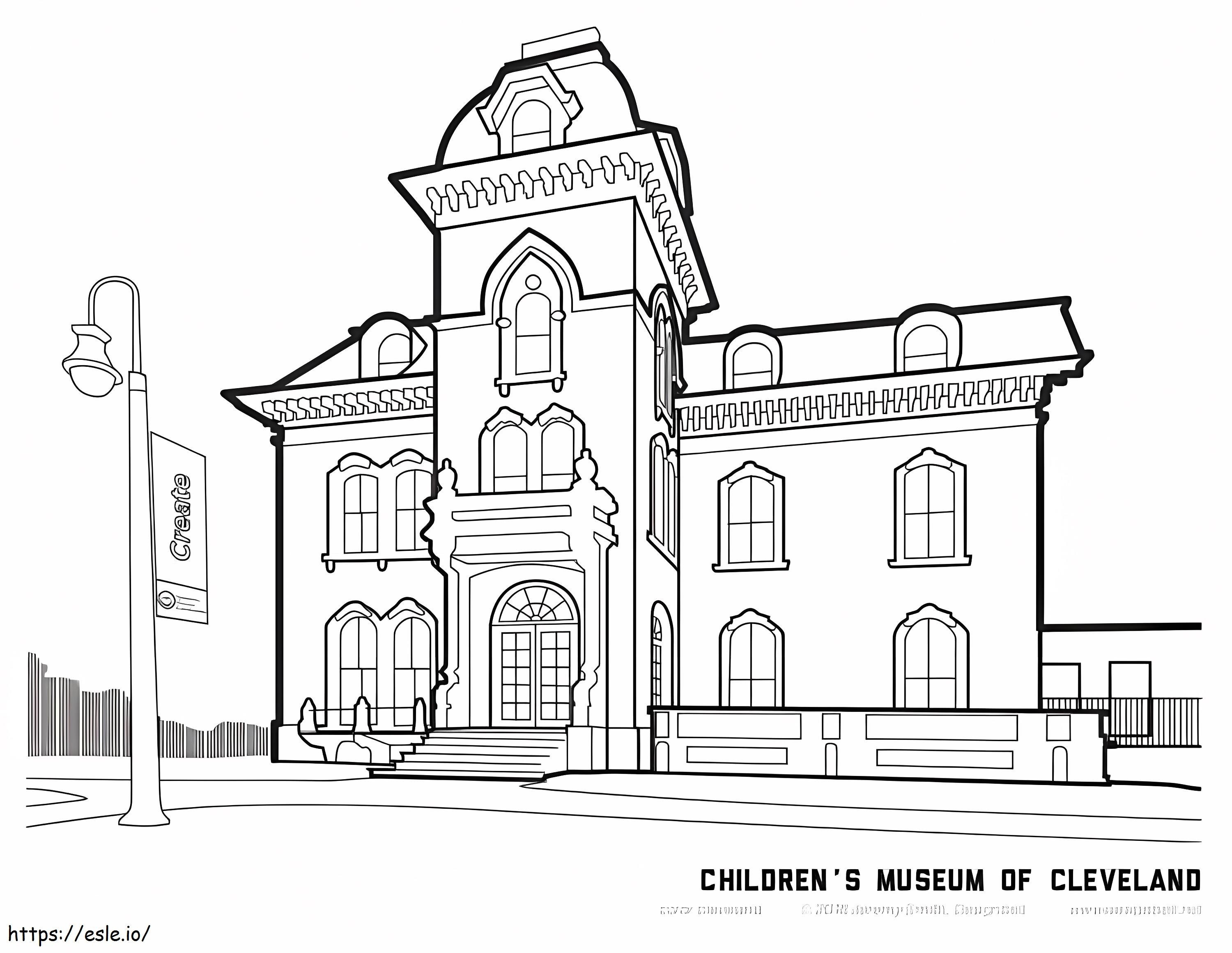 Clevelandin lastenmuseo värityskuva