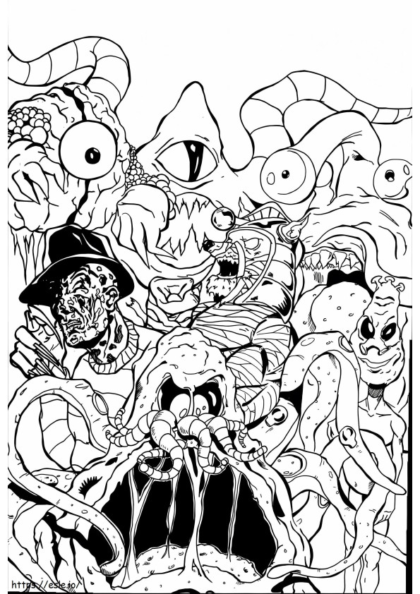 All Ghostbusters Ghost coloring page
