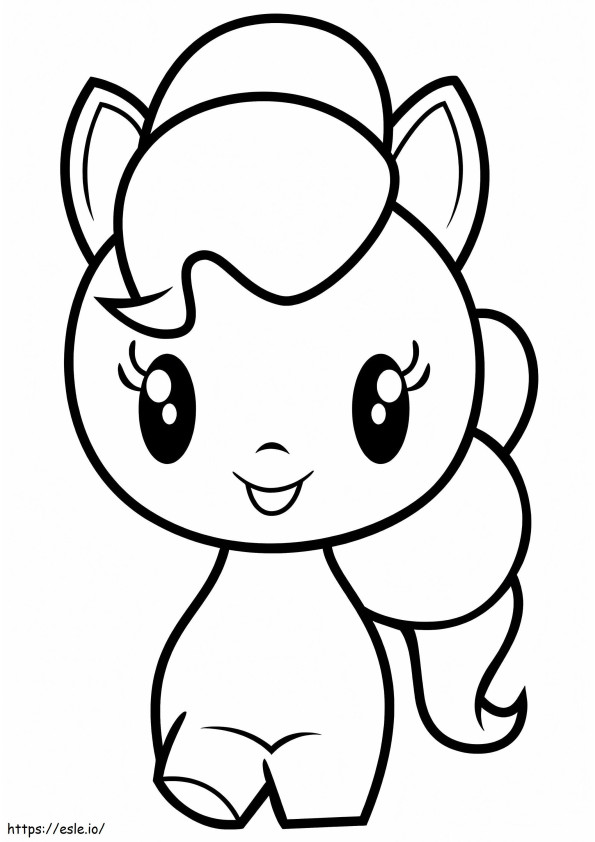 Coloriage MLP Cutie Mark Crew Pinkie Pie à imprimer dessin