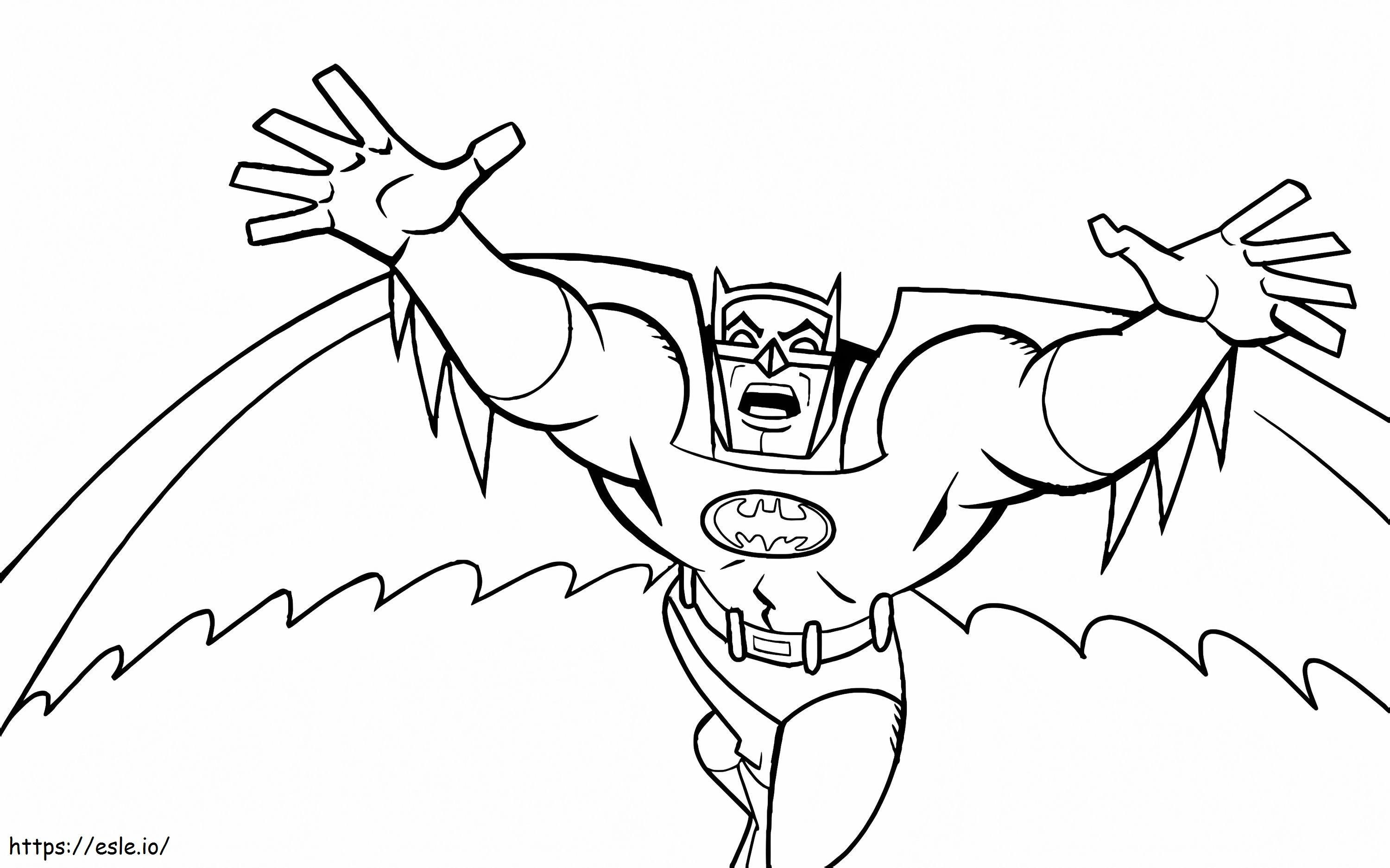 Batman 2 coloring page