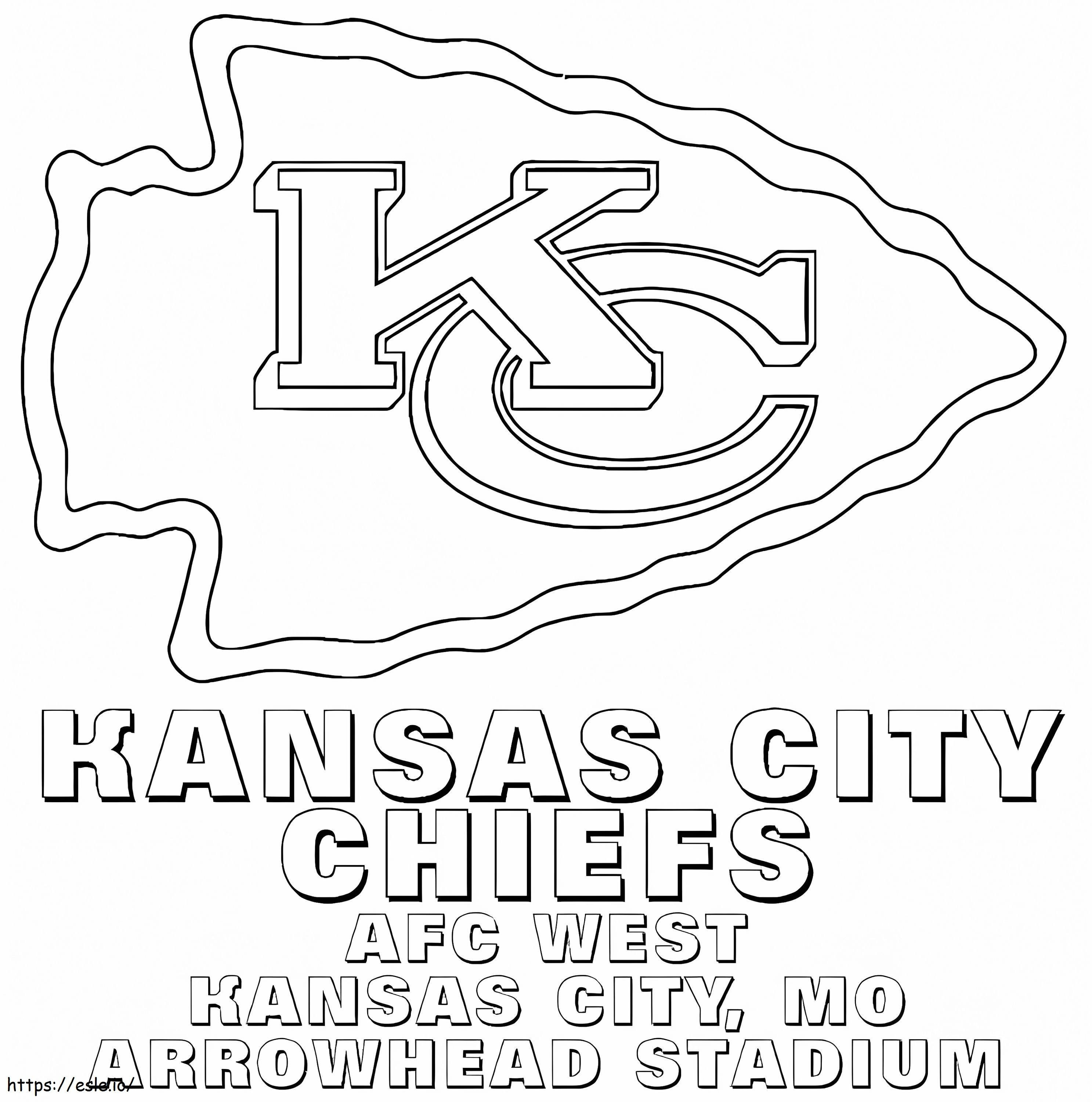 Kansas City Chiefs para impressão para colorir