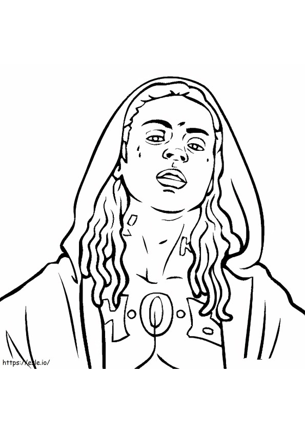 Blueface 6 Coloring Pages coloring page