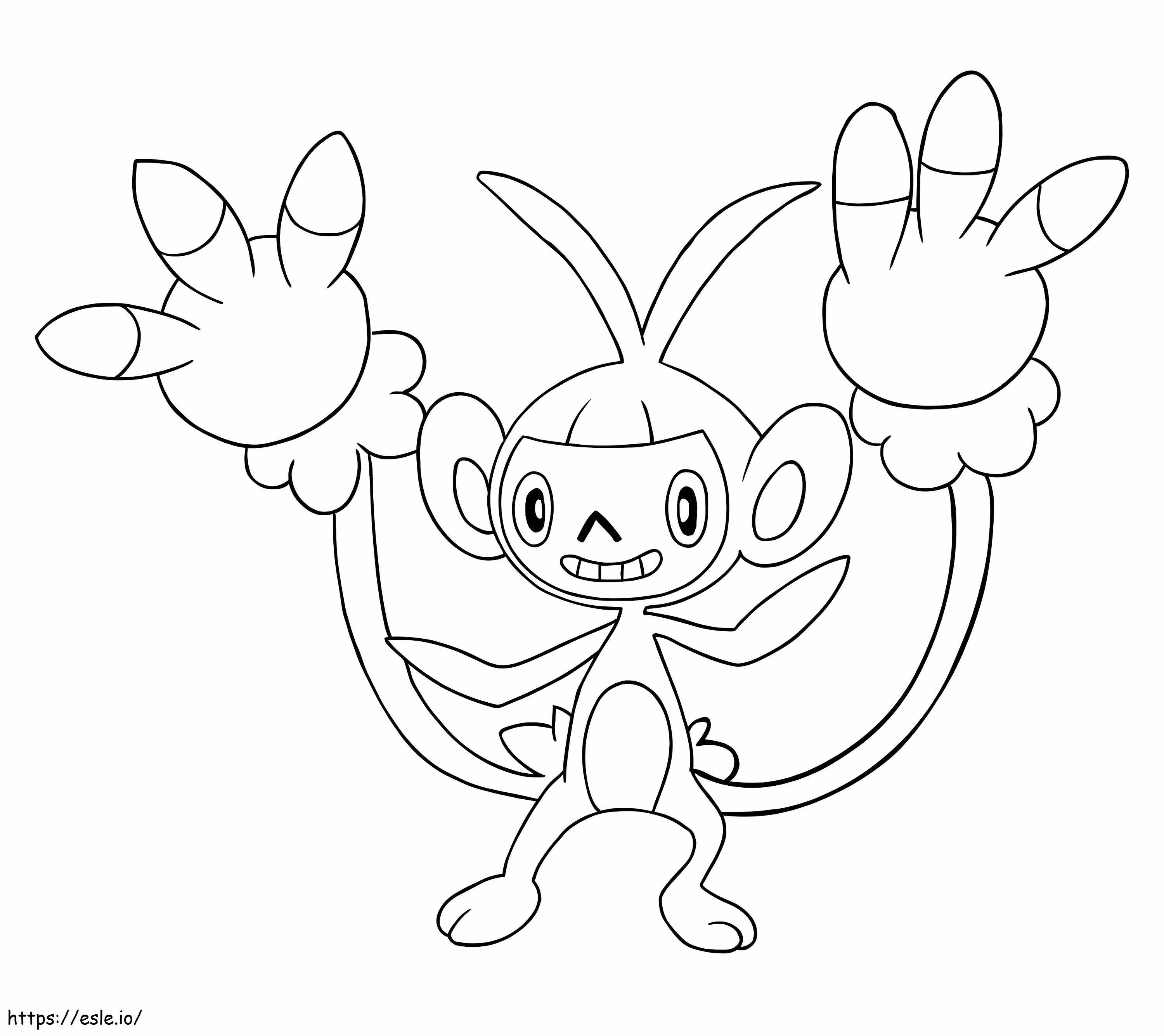 Ambipom Pokemon de colorat