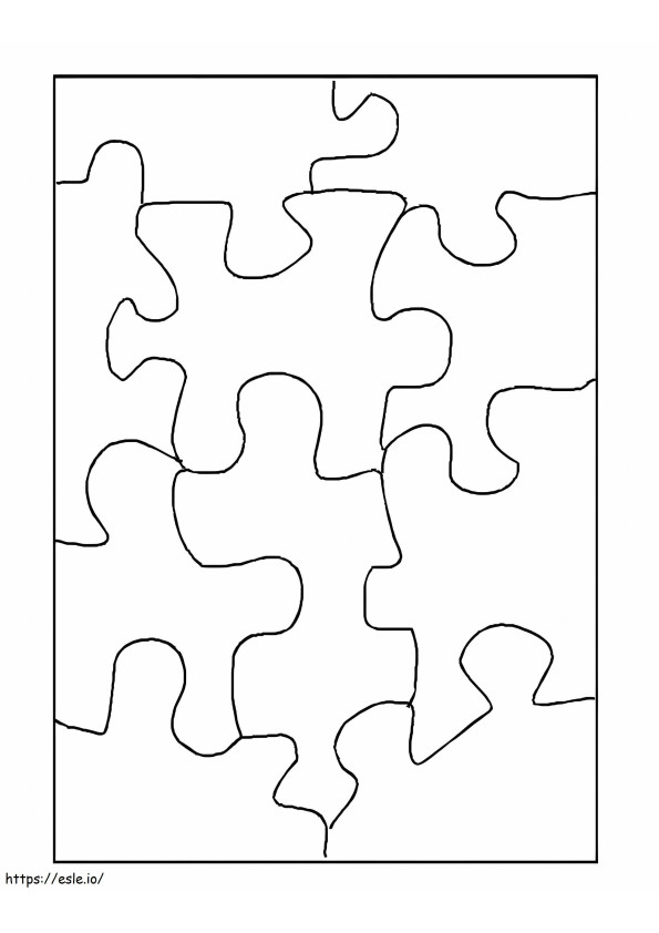 Jigsaw Puzzle To Print coloring page