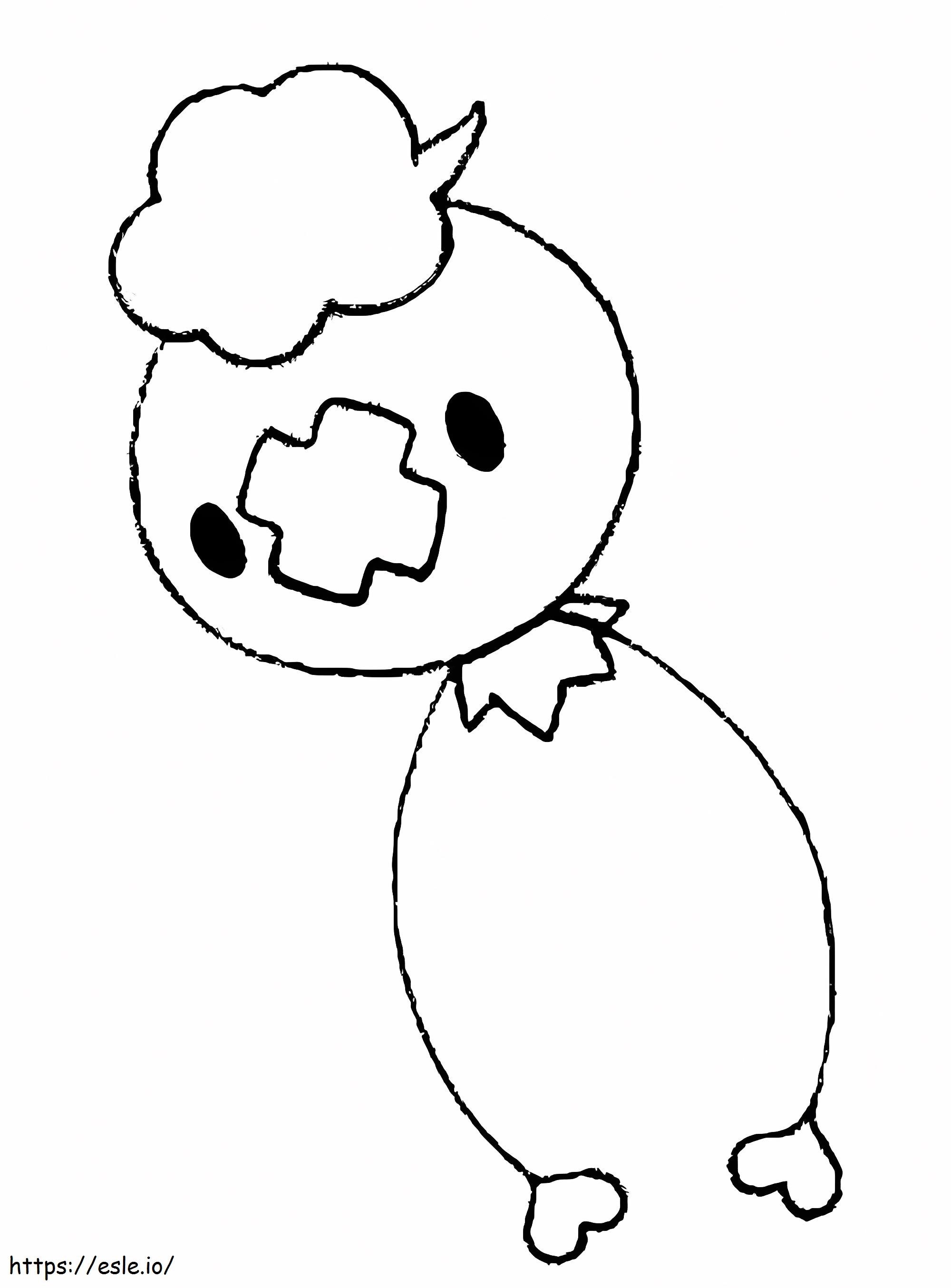 Drifloon Pokemon coloring page