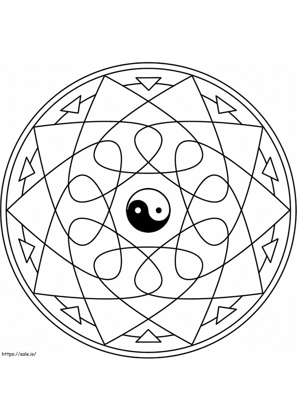 Yin-Yang-Mandala