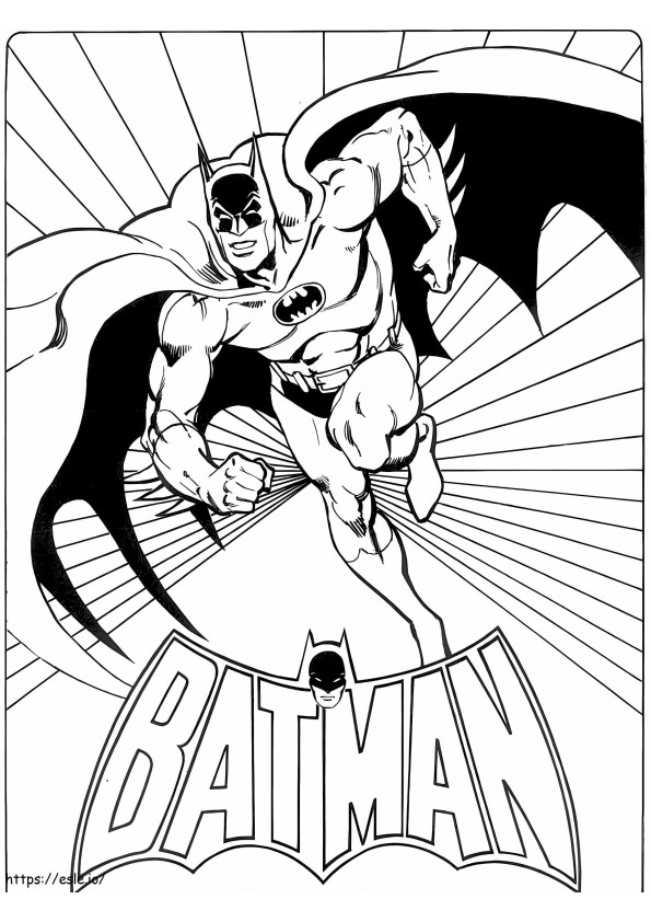 Gothamin Batman värityskuva