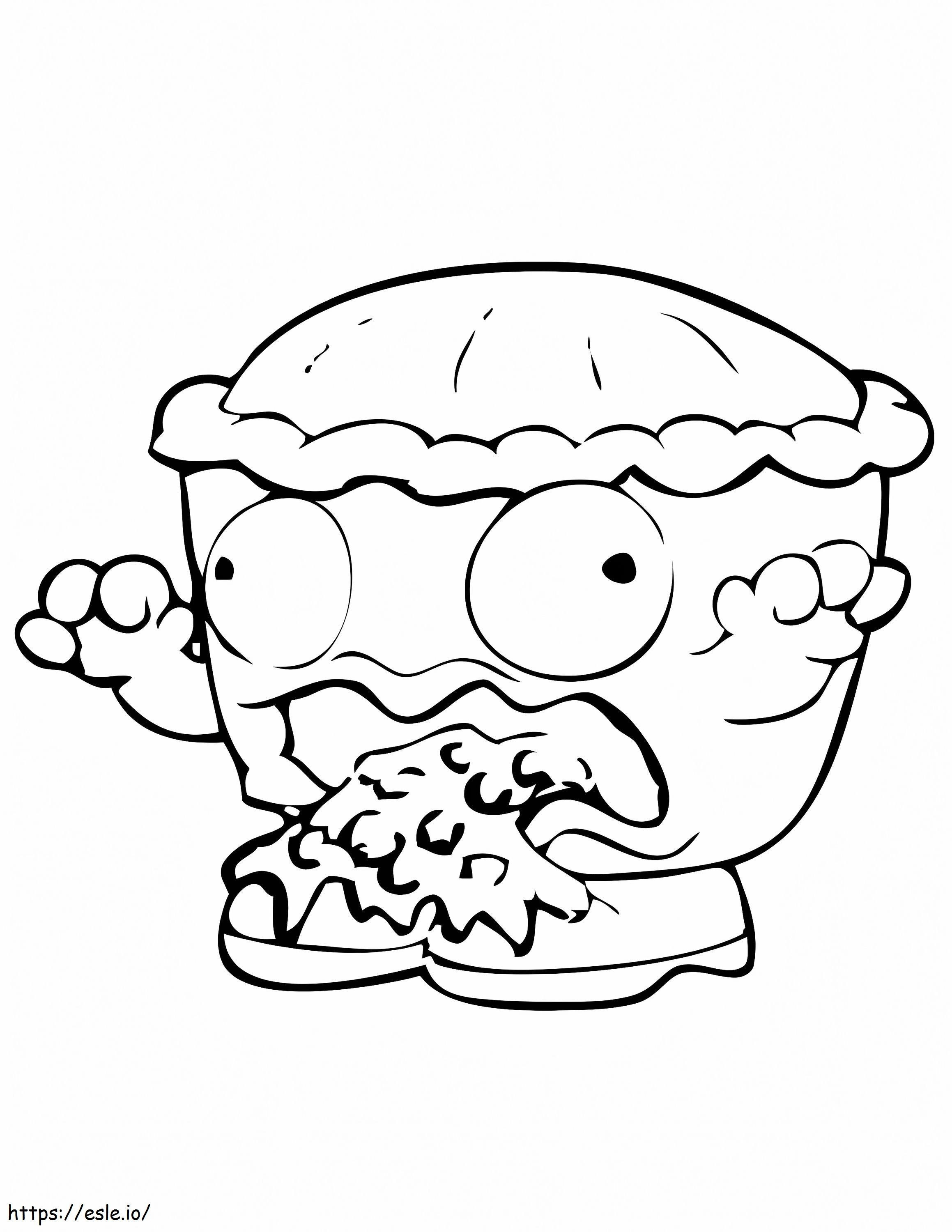 Awful Pie Trash Pack coloring page