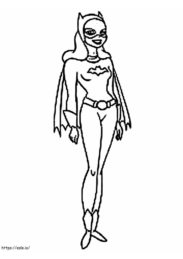 Bat Girl Drawing
