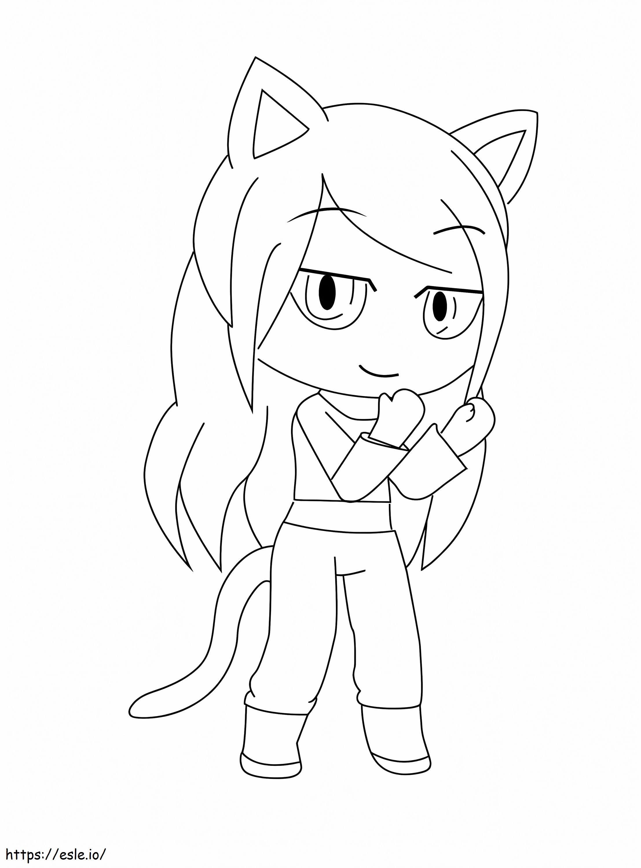 Coloriage Gacha Life 15 à imprimer