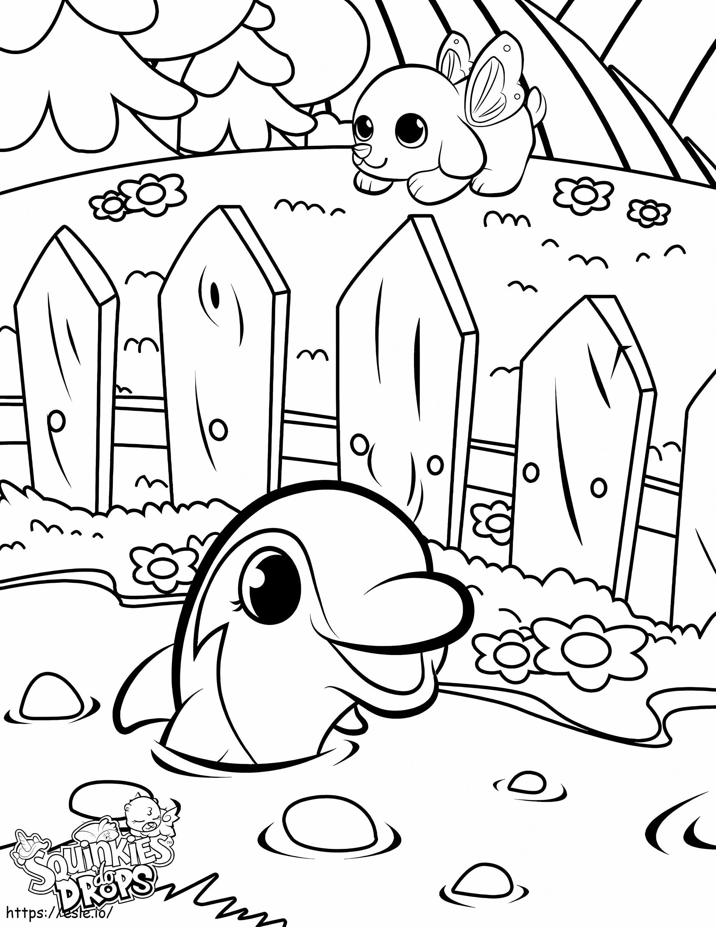 Squinkieville Clubhouse Coloring Pages for Kids