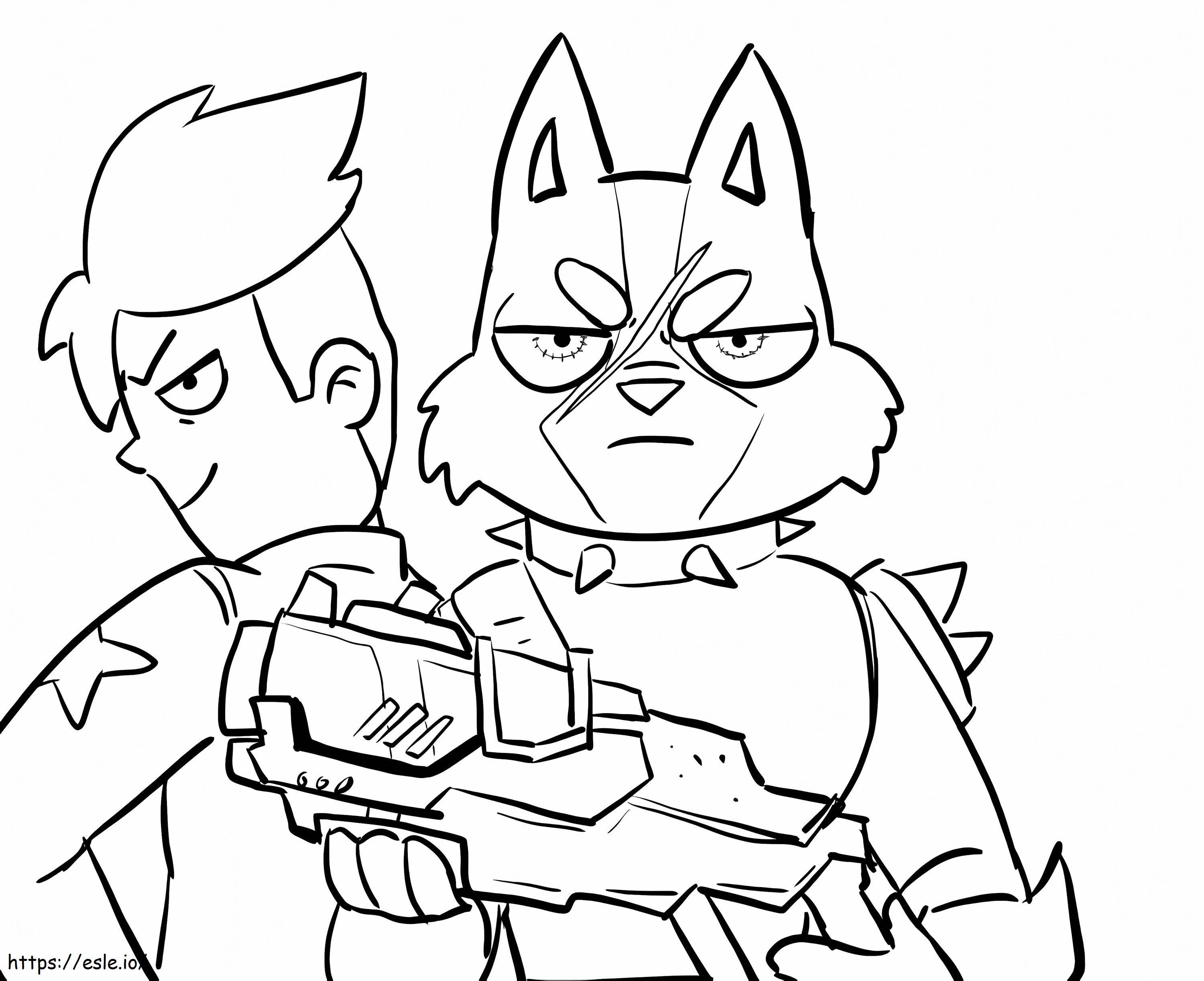 Avocato And Gary Goodspeed Coloring Page