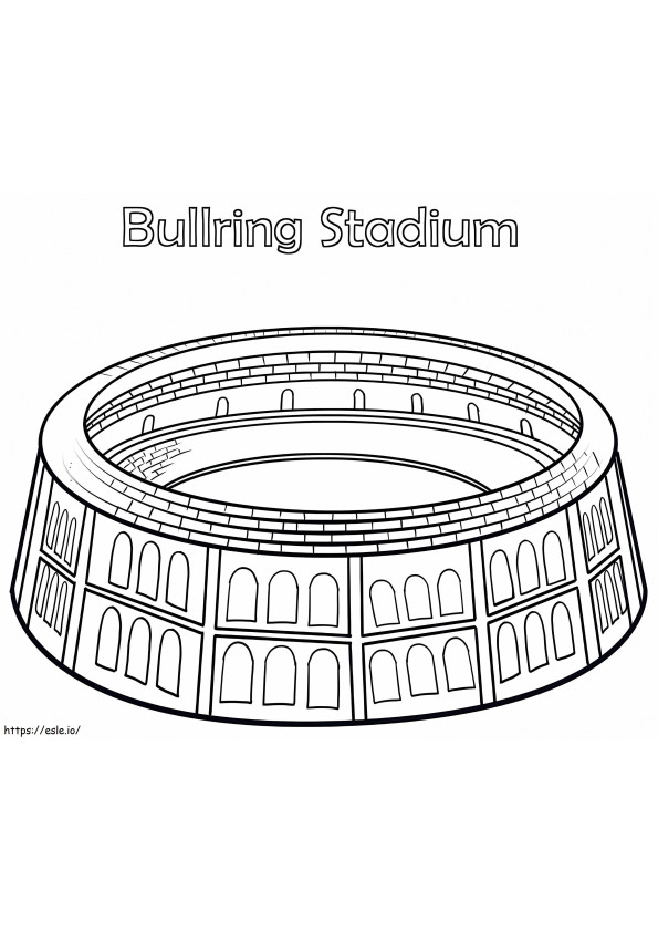 Bullring Stadium coloring page