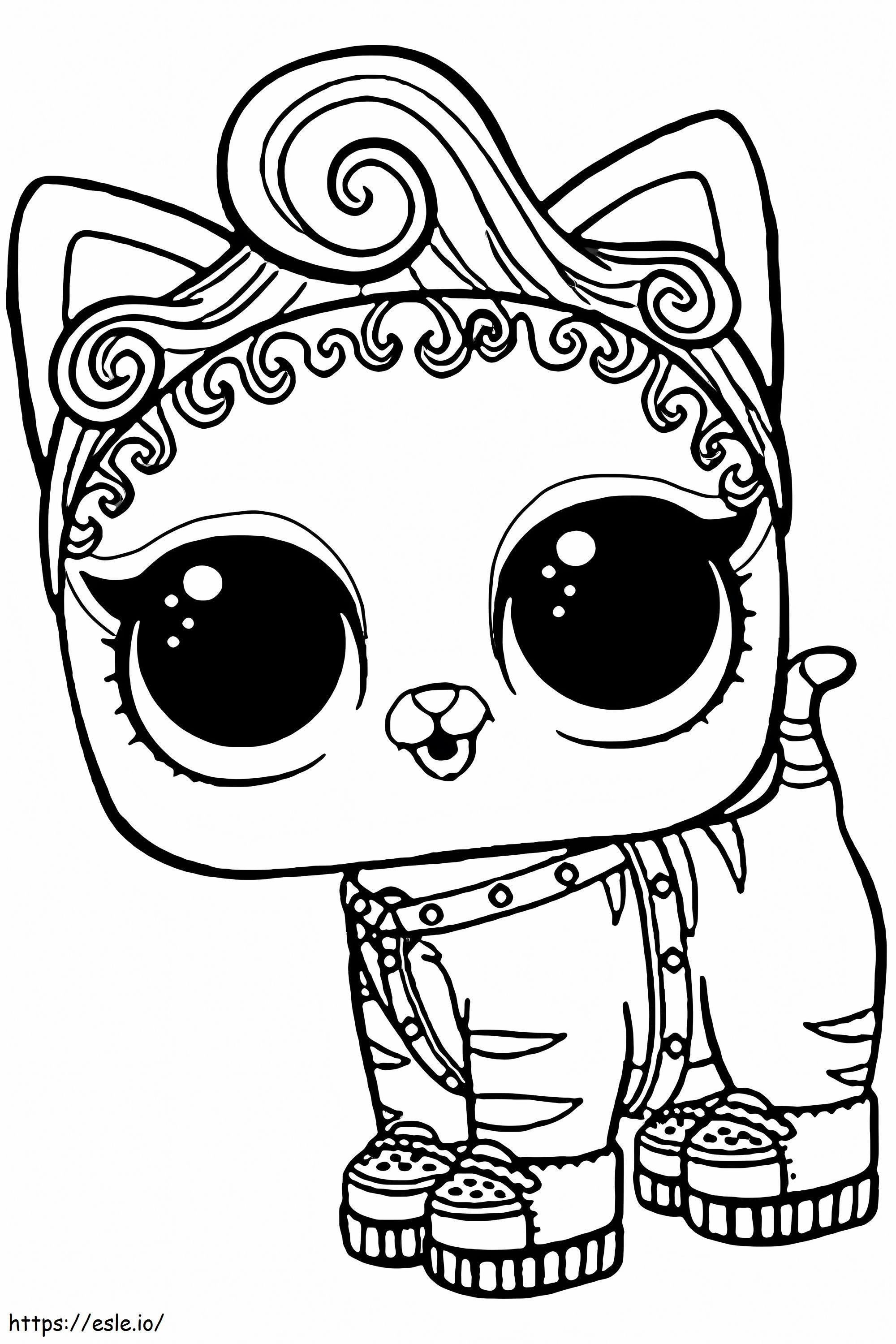 LOL Pet Kitten Moore coloring page