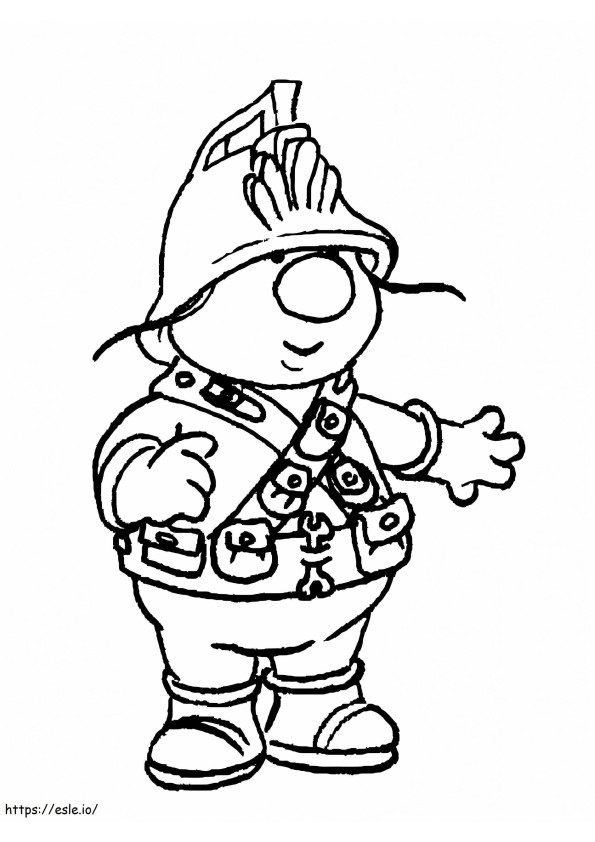 A Doozer From Fraggle Rock coloring page