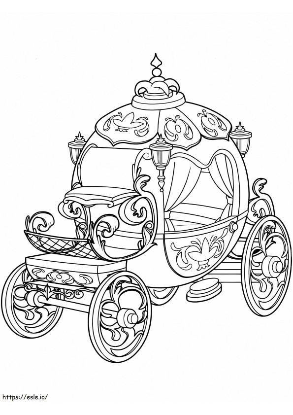 Nice Carriage coloring page