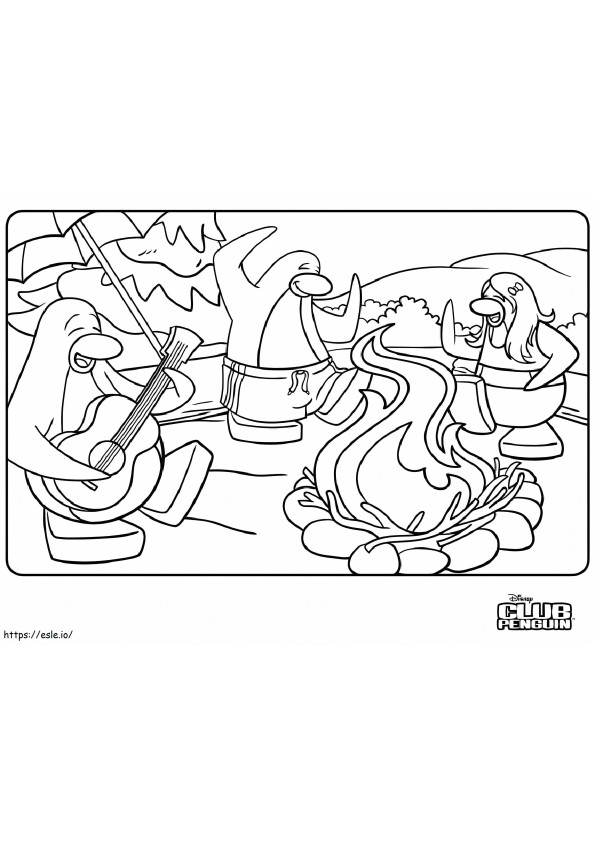 Club Penguin 5 coloring page