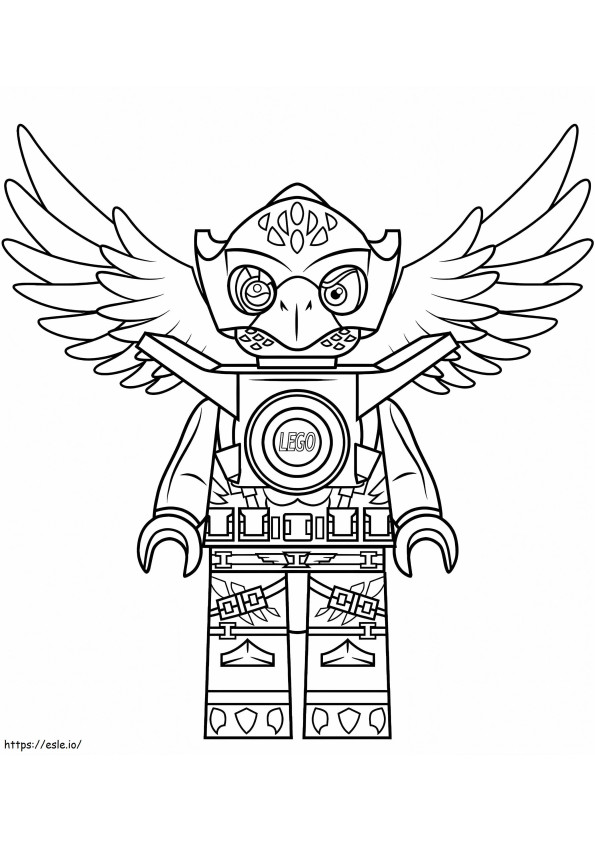 Lego Chima Eagle Eris coloring page