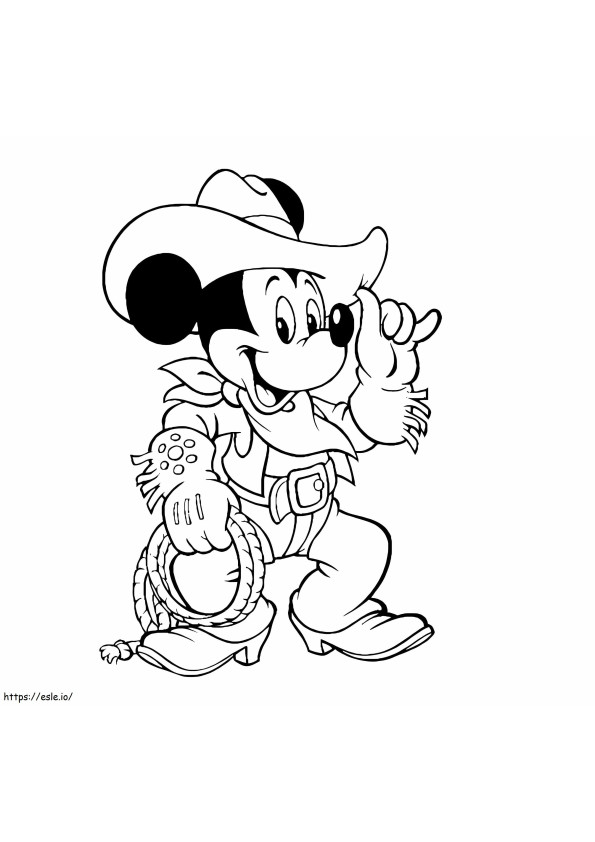 Mickey Mouse Cowboy