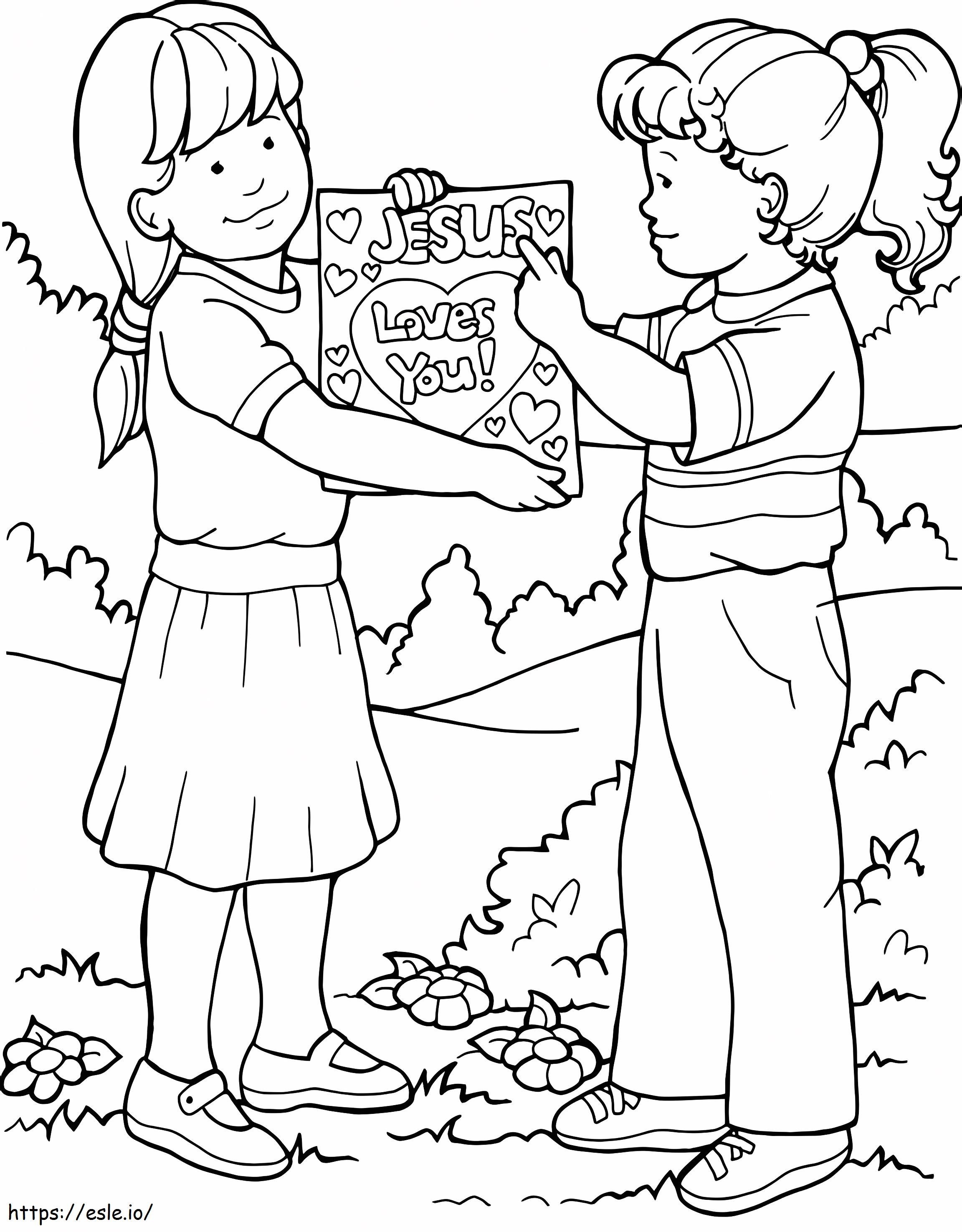 Desenho Amizade 8 para Colorir Grátis para Imprimir