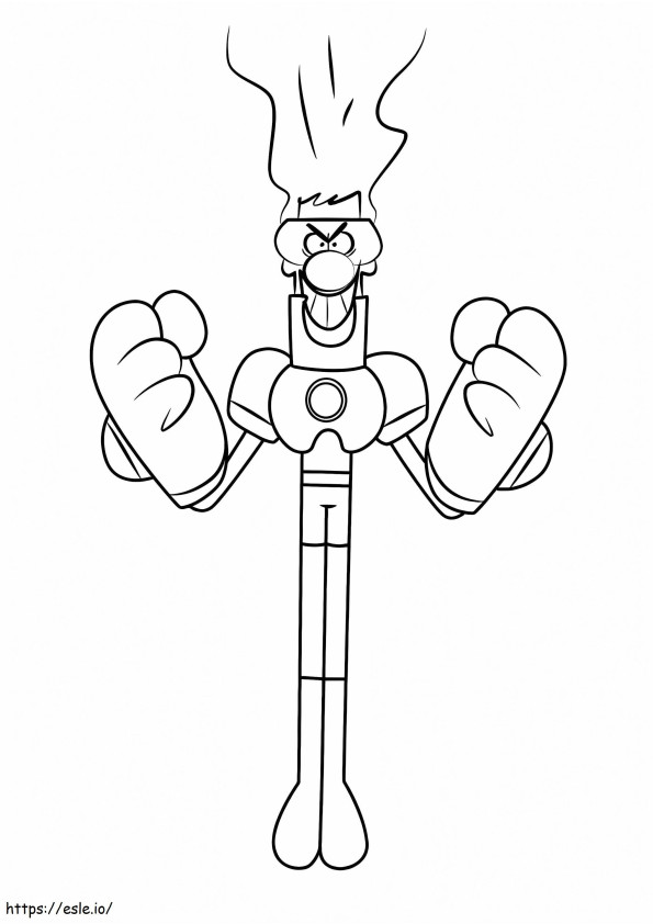 Karmozijnrood baken van Atomic Puppet