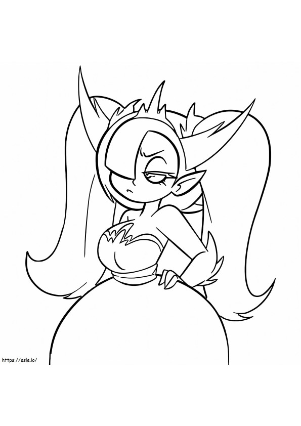 Hekapoo coloring page