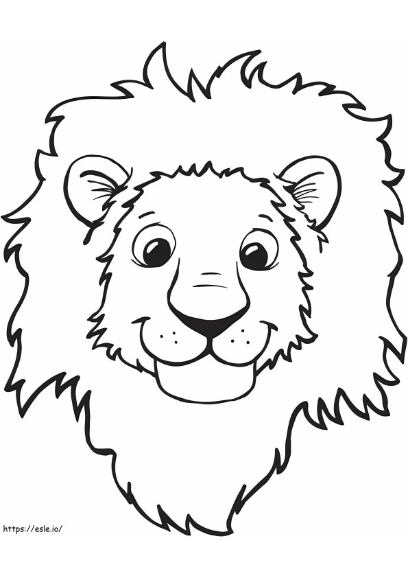 Lion4 coloring page