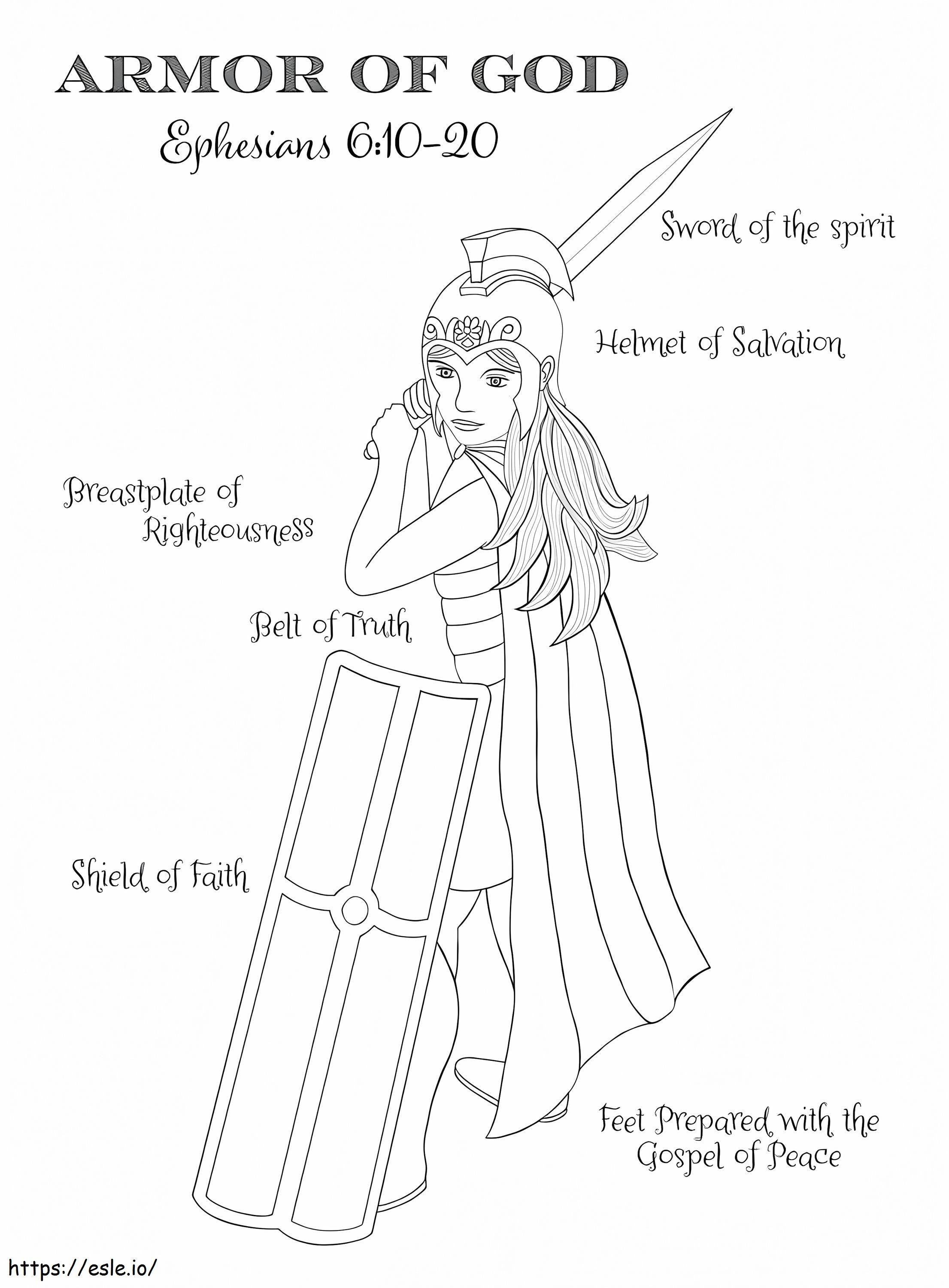 Girl Armour of God värityskuva